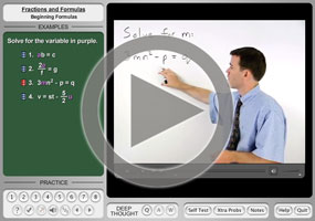 Solving Literal Equations Purplemath